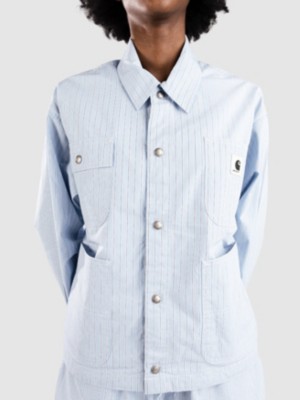 [CARHARTTWIP] W NOTA SHIRT JAC ★大人気★ Carhartt WIP - W' Nota Shirt Jac (Bova Stripe / Bluebird) | HHV